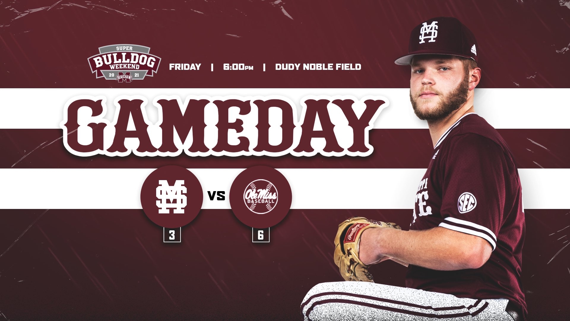 1920x1080 Super Bulldog Weekend Game Baseball vs. Ole Miss. Mississippi State University, Desktop