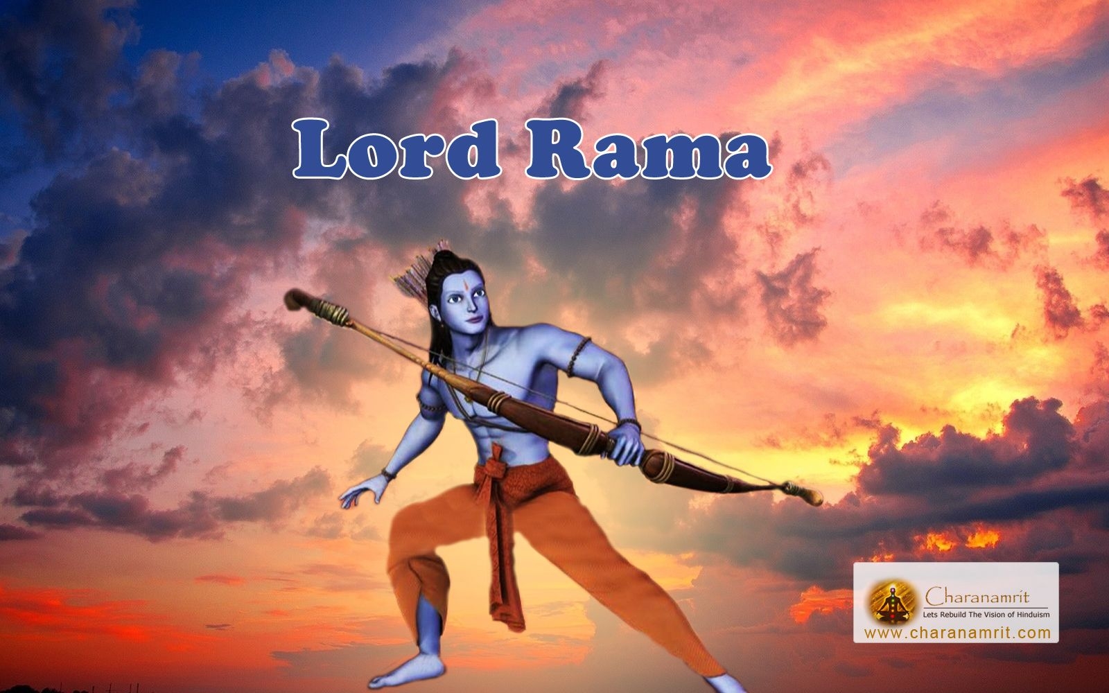 1600x1000 Free download 3D HD Wallpaper for download Lord Rama 3D HD, Desktop