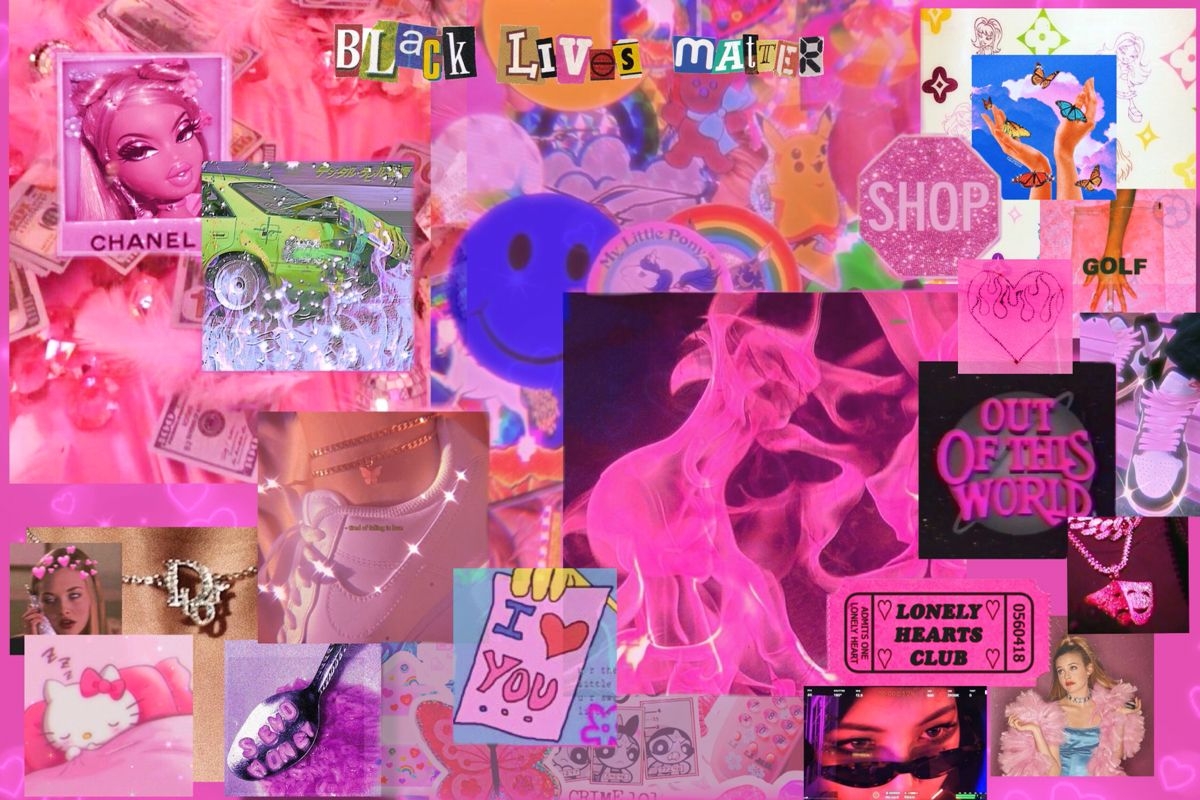 1200x800 y2k wallpaper!. Hello kitty shop, Pink y2k aesthetic, Y2k wallpaper, Desktop