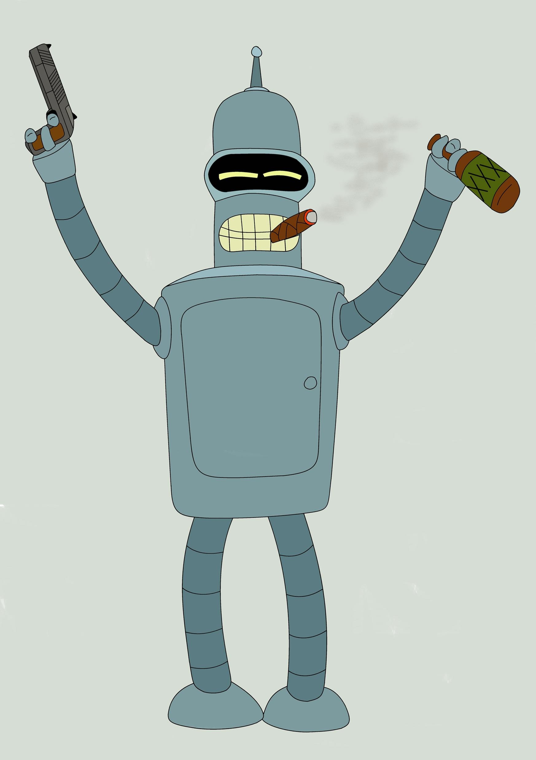 1750x2480 Bender Futurama Wallpaper Pack, by James Allen, 08.13.15, Phone