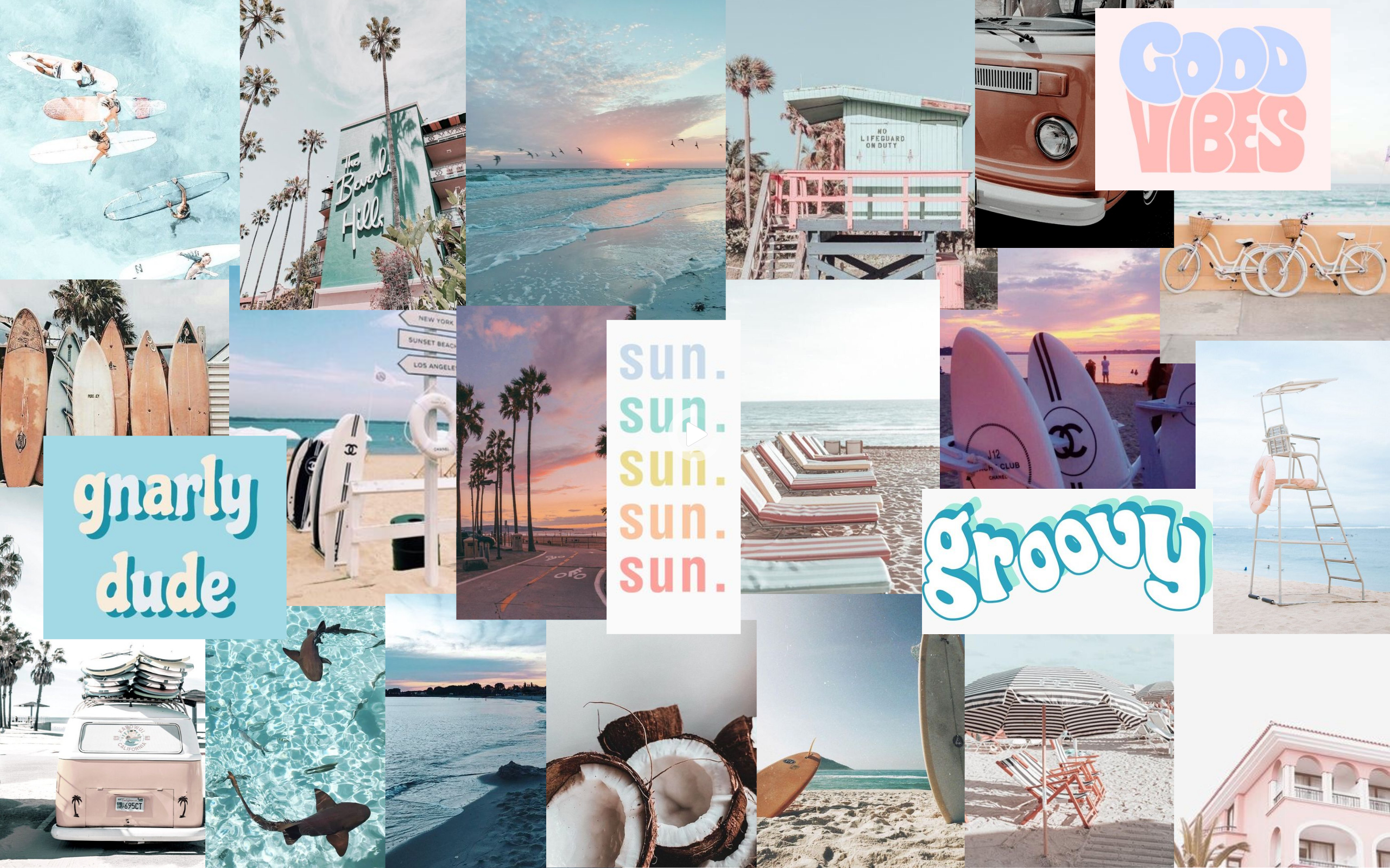 2560x1600 beach aesthetic wallpaper. Aesthetic desktop wallpaper, Cute desktop wallpaper, Desktop wallpaper art, Desktop