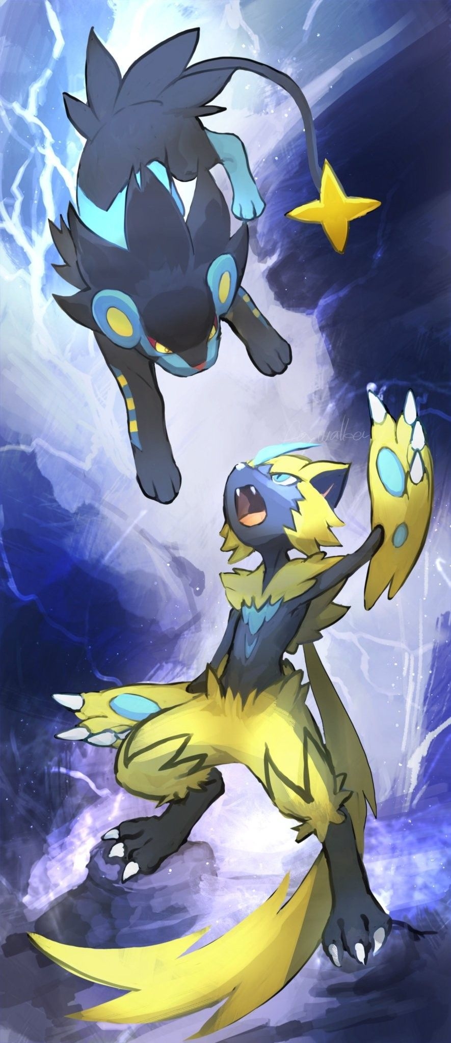 890x2050 Zeraora ideas. pokemon art, pokemon, cute pokemon, Phone