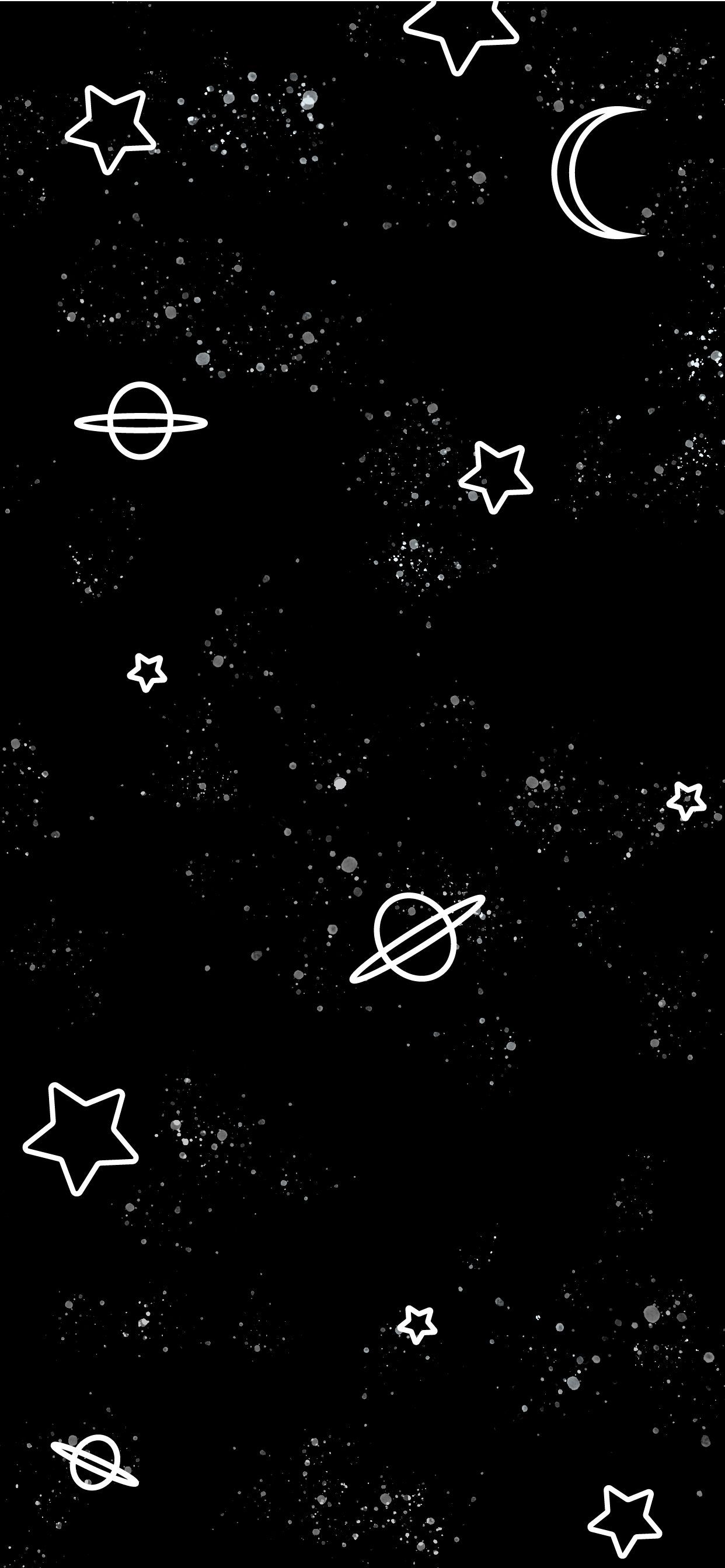 1250x2690 Cute outer space star galaxy iPhone wallpaper and background, Phone