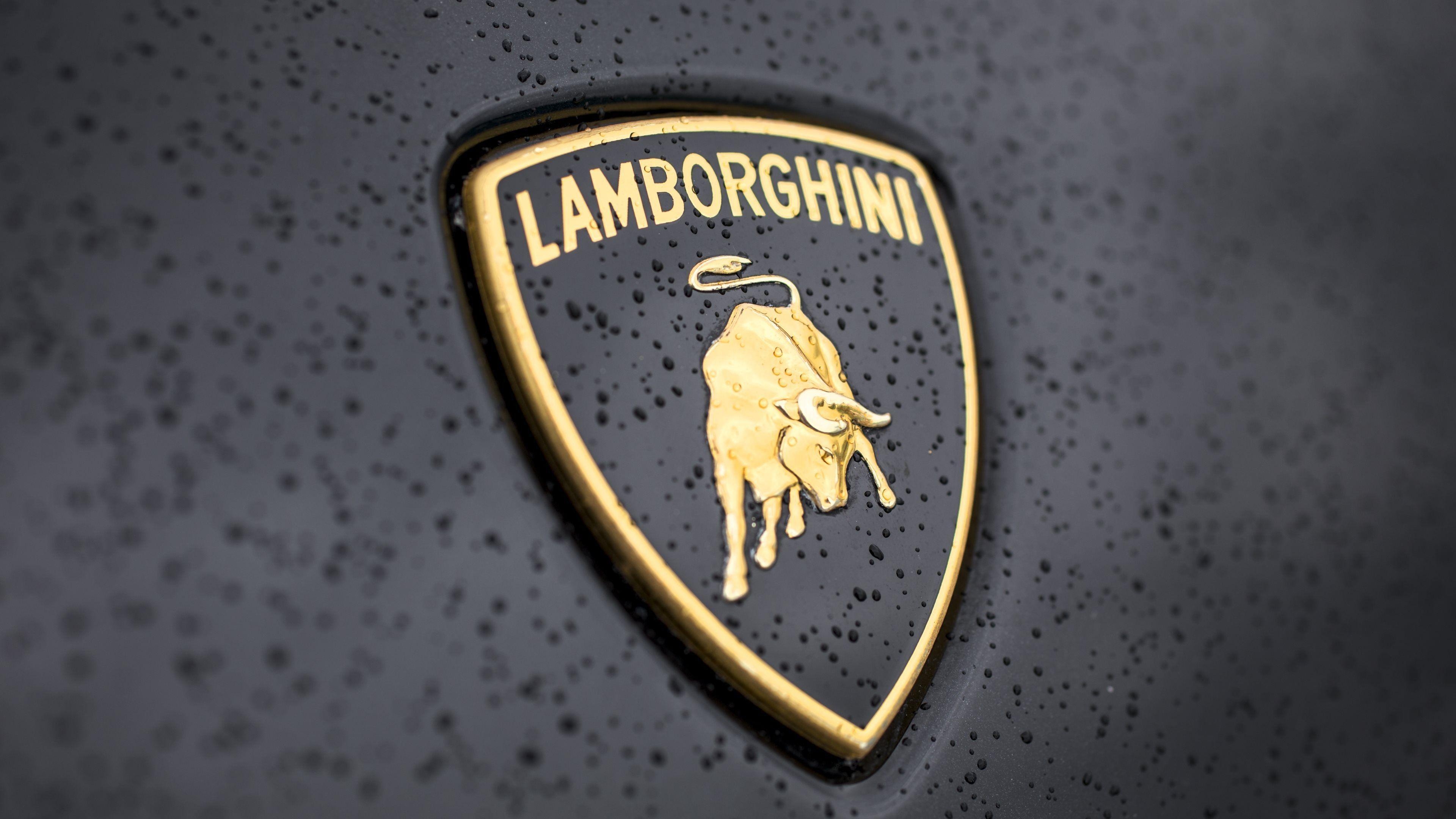 3840x2160 Lamborghini Car Logo HD Wallpaper, Desktop