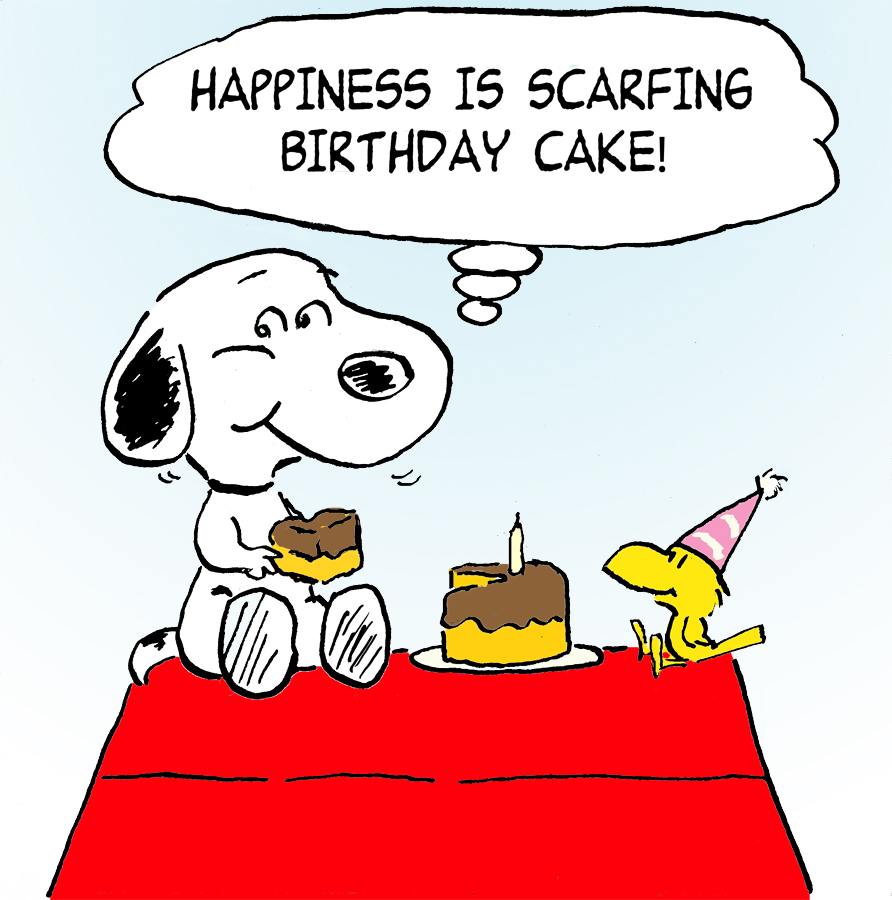 900x900 Happy Birthday Snoopy, Phone