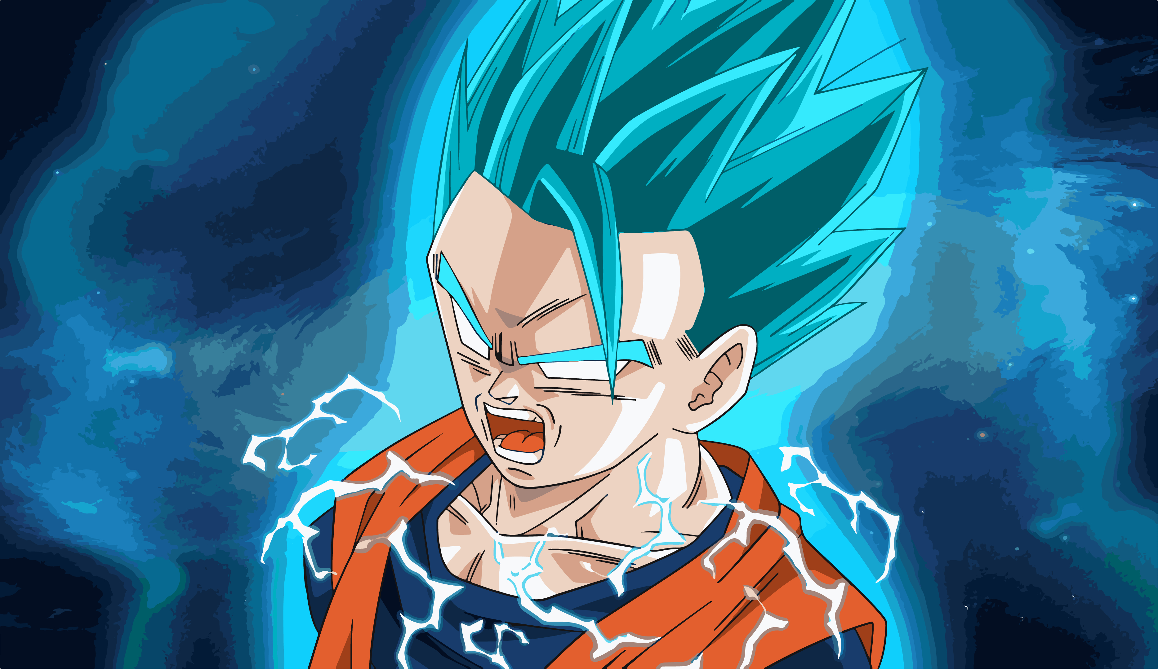 3740x2160 Gohan the Super Saiyan Blue 2 Full HD Wallpaper, Desktop