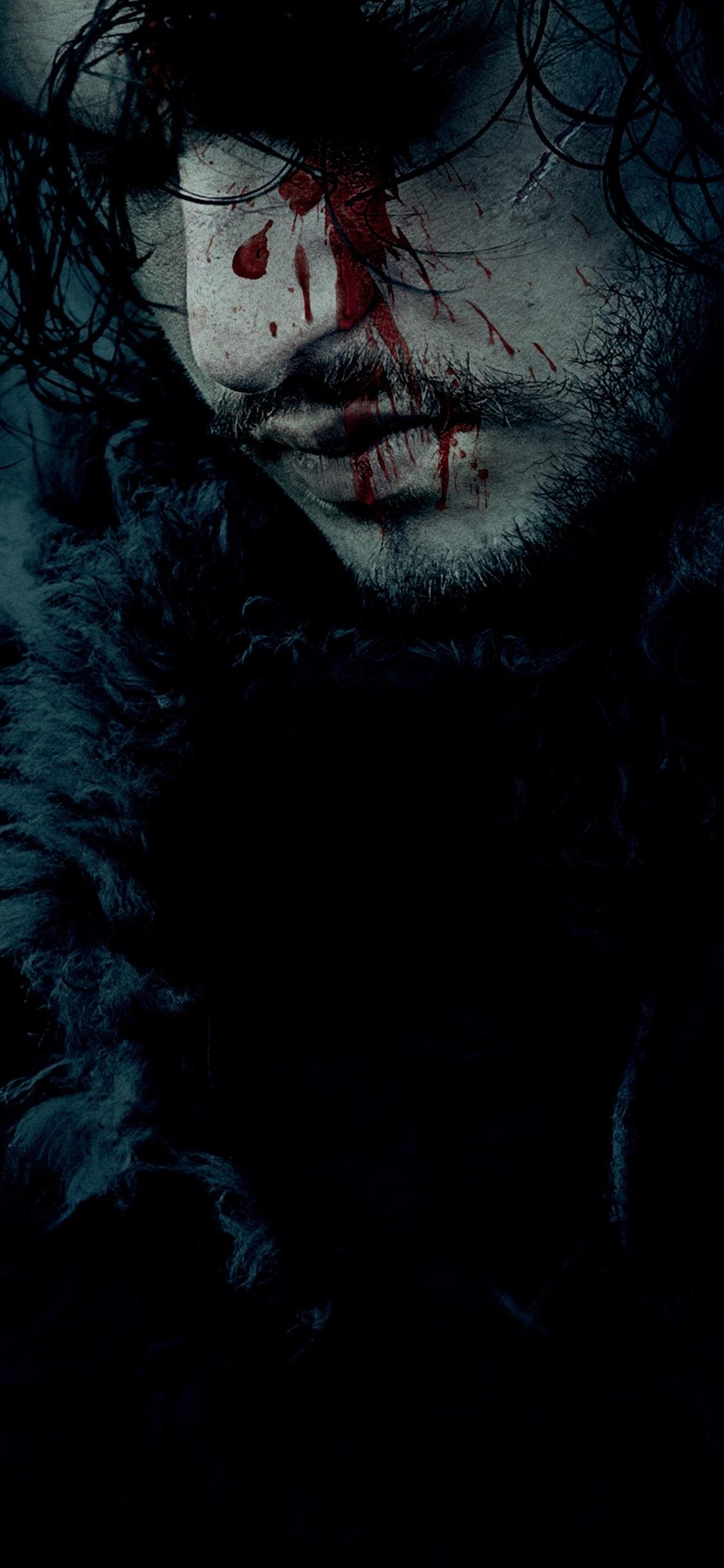 1130x2440 Game Of Thrones, Face, Blood  IPhone XS X Wallpaper, Phone