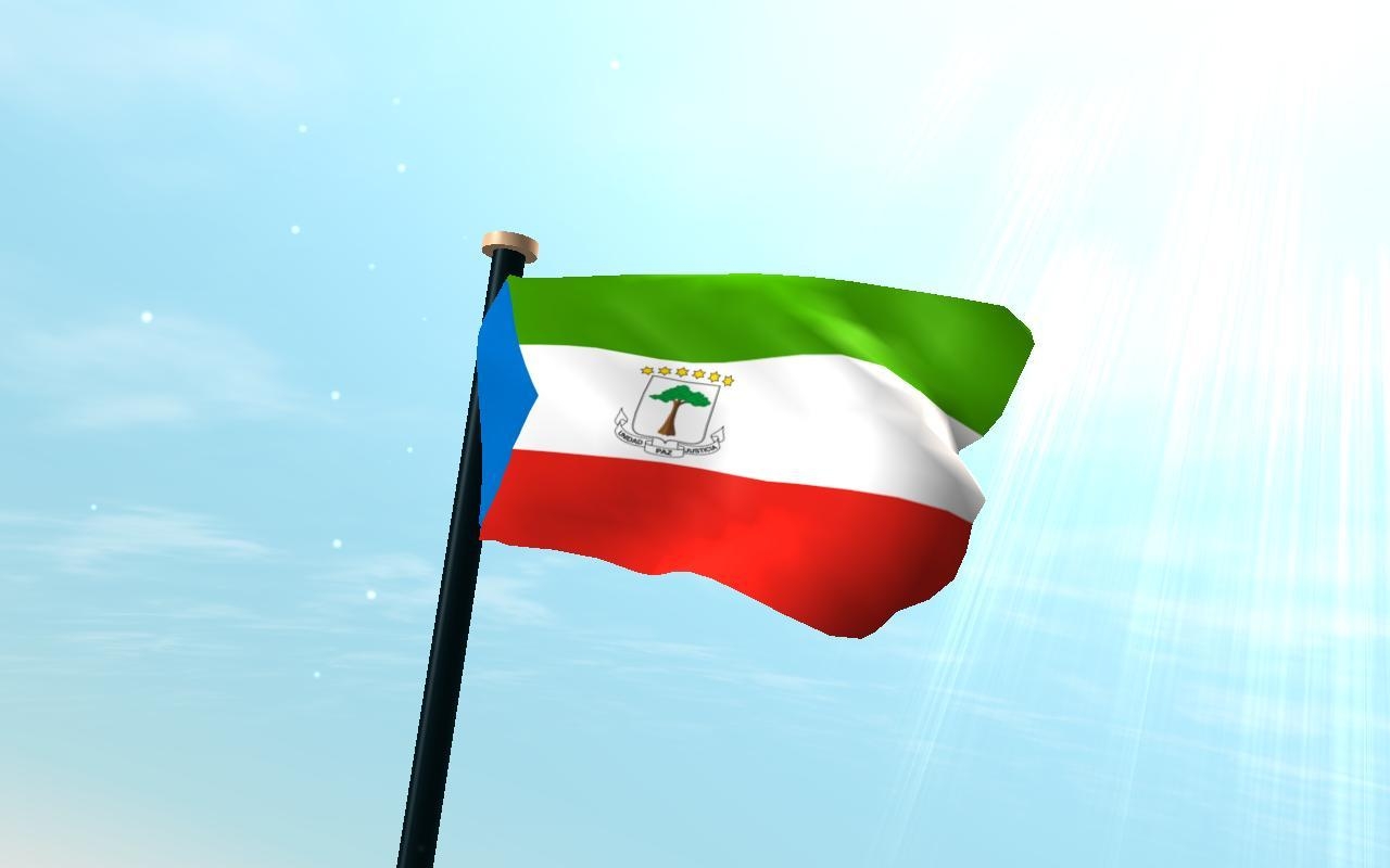 1280x800 Equatorial Guinea Flag 3D Free for Android, Desktop