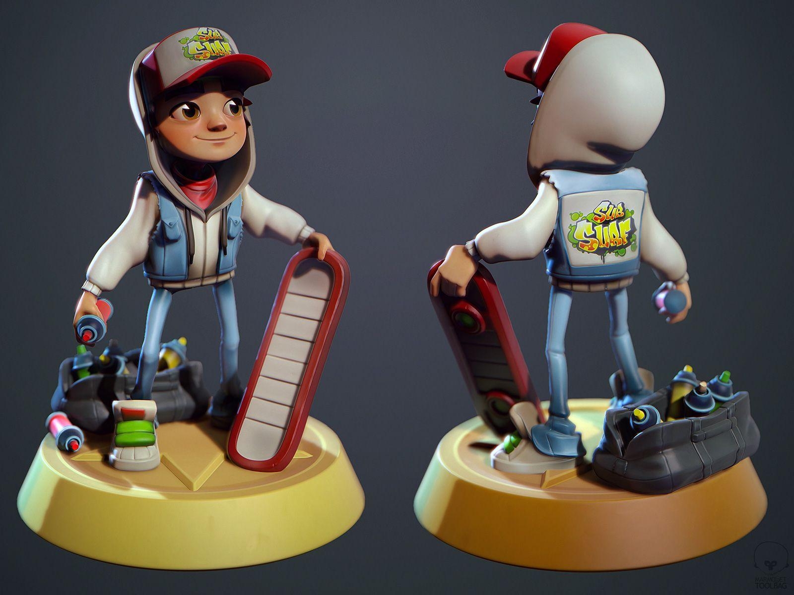 1600x1200 Subway Surfers Jake Fanart in Marmoset, Desktop