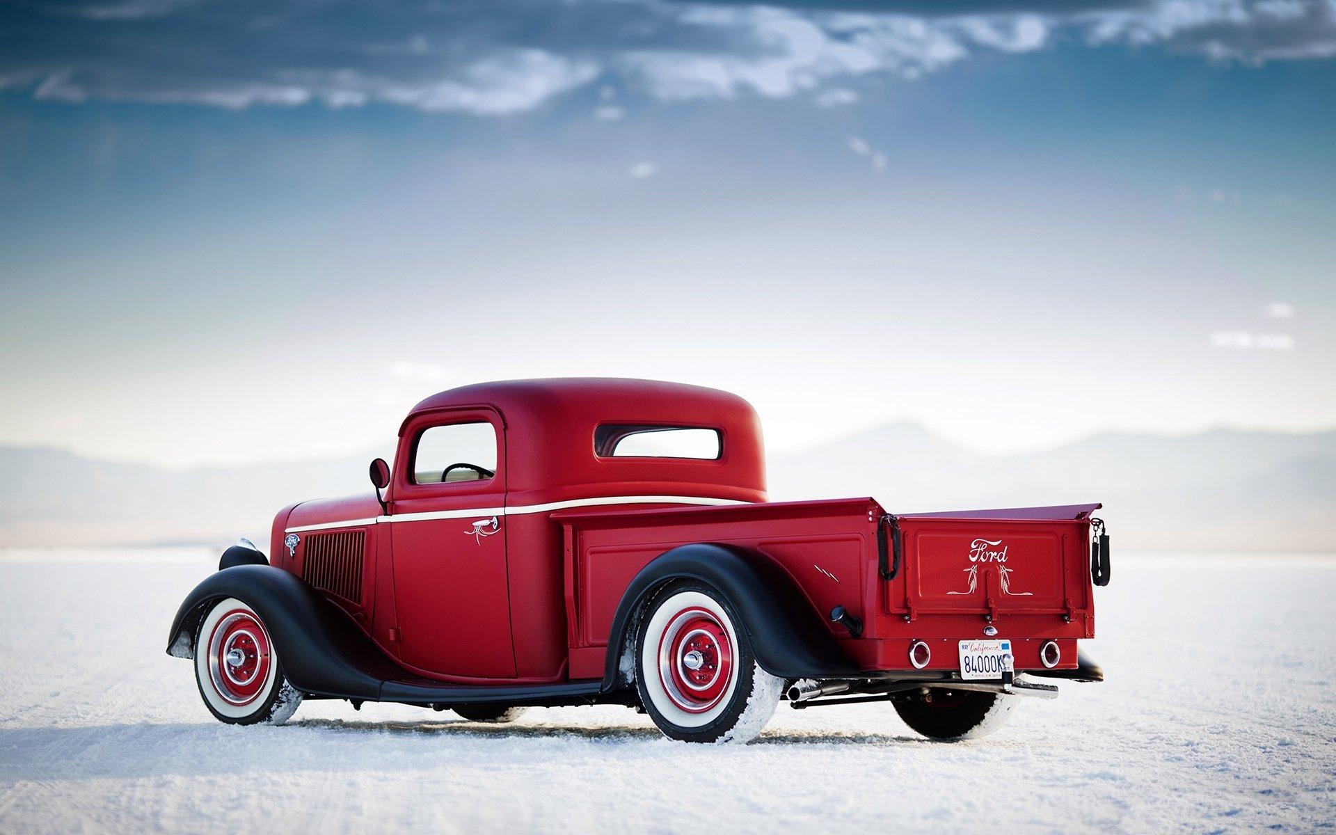 1920x1200 ford bonneville salt flats pickup truck car retro HD wallpaper, Desktop