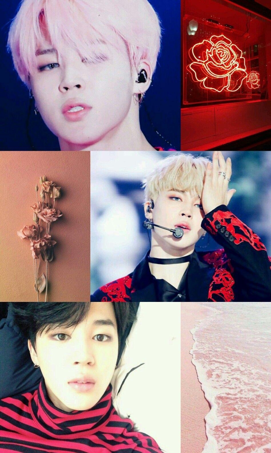 950x1580 wallpaper Jimin bts aesthetic red. Aesthetic Wallpaper, Phone