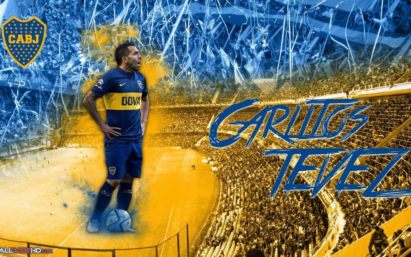 1440x900 Download  Carlos Tevez 2015 Boca Juniors Ultra HD Wallpaper, Desktop