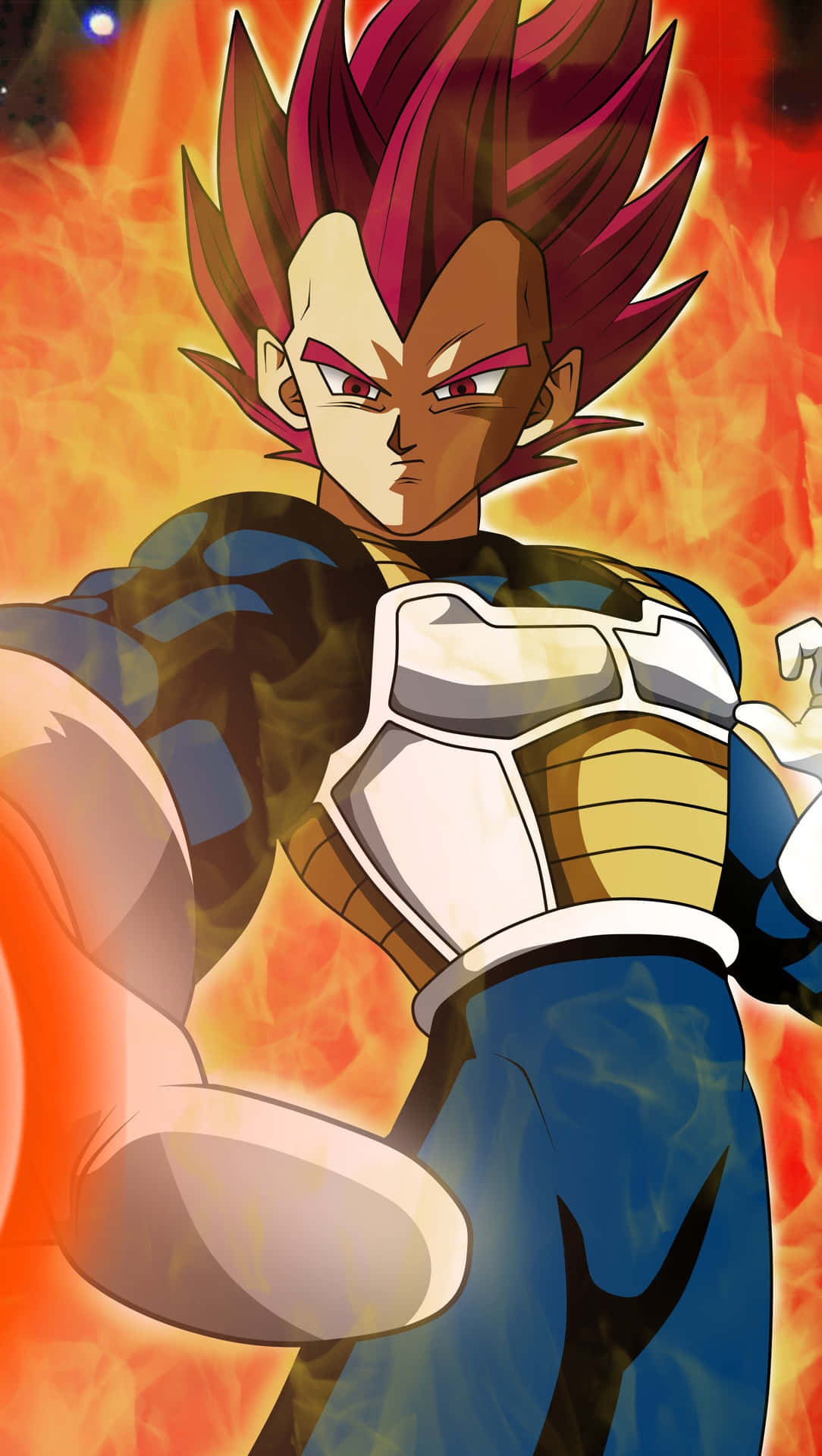 1090x1920 Vegeta Super Saiyan God Wallpaper, Phone