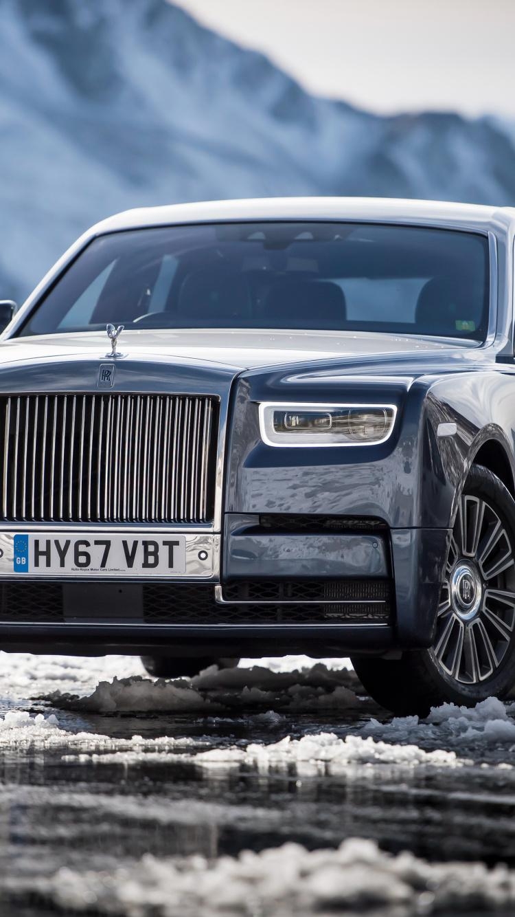 750x1340 Download  Wallpaper Rolls Royce Phantom, Uk, Front, Phone