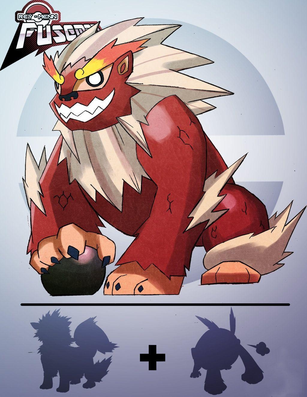 1030x1330 Fusion Shisa By Rey Menn (Arcanine Darmanitan). Anime, Phone