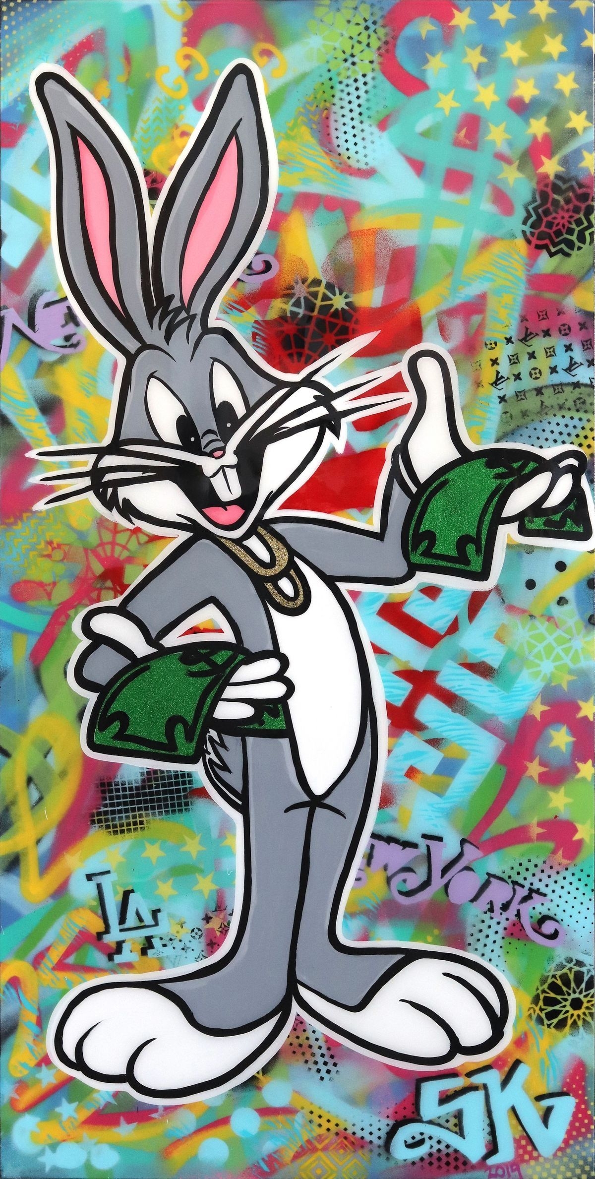 1200x2380 Bugs Bunny. Pop art canvas, Bunny, Phone