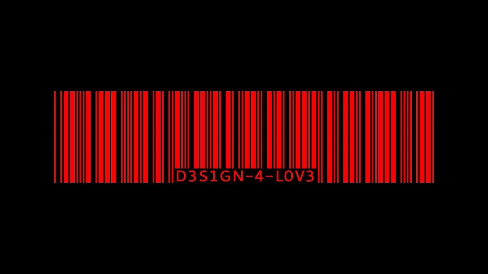 1600x900 Barcode Aesthetic Desktop Wallpaper, Desktop