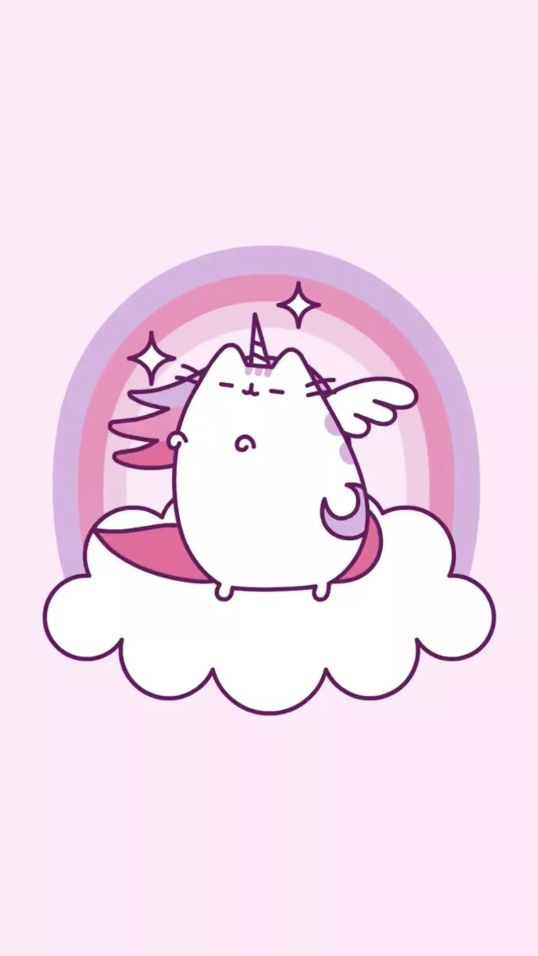 1080x1920 Unicorn Pusheen Cute Tablet Wallpaper, Phone