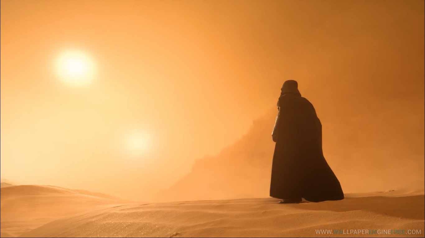 1370x770 Download Star Wars Battlefront Darth Vader Tatooine Dune Sea Twin, Desktop