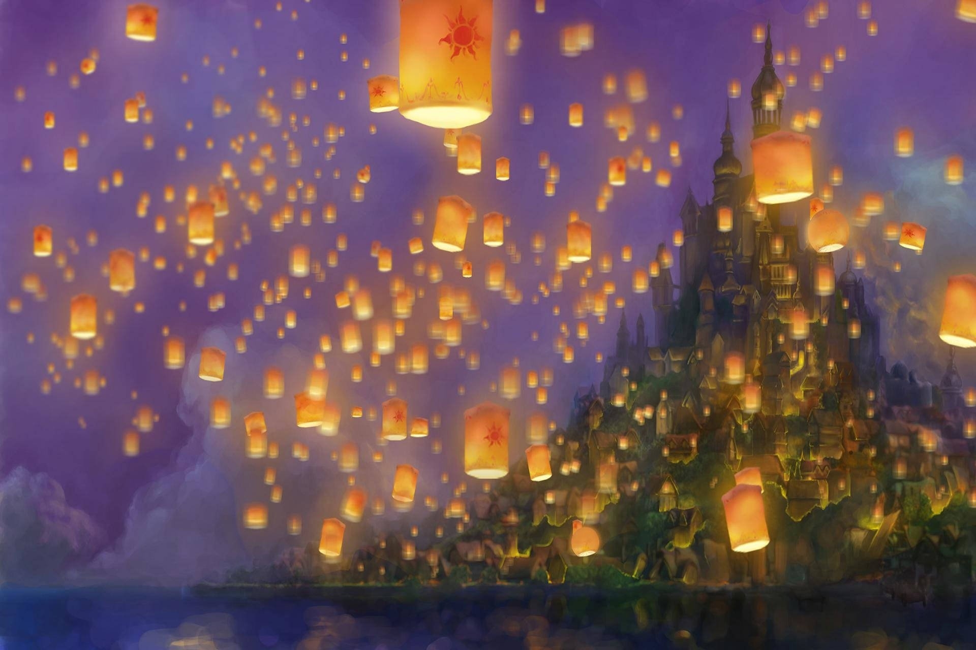 1920x1280 Download Rapunzel Lantern Kingdom Wallpaper, Desktop