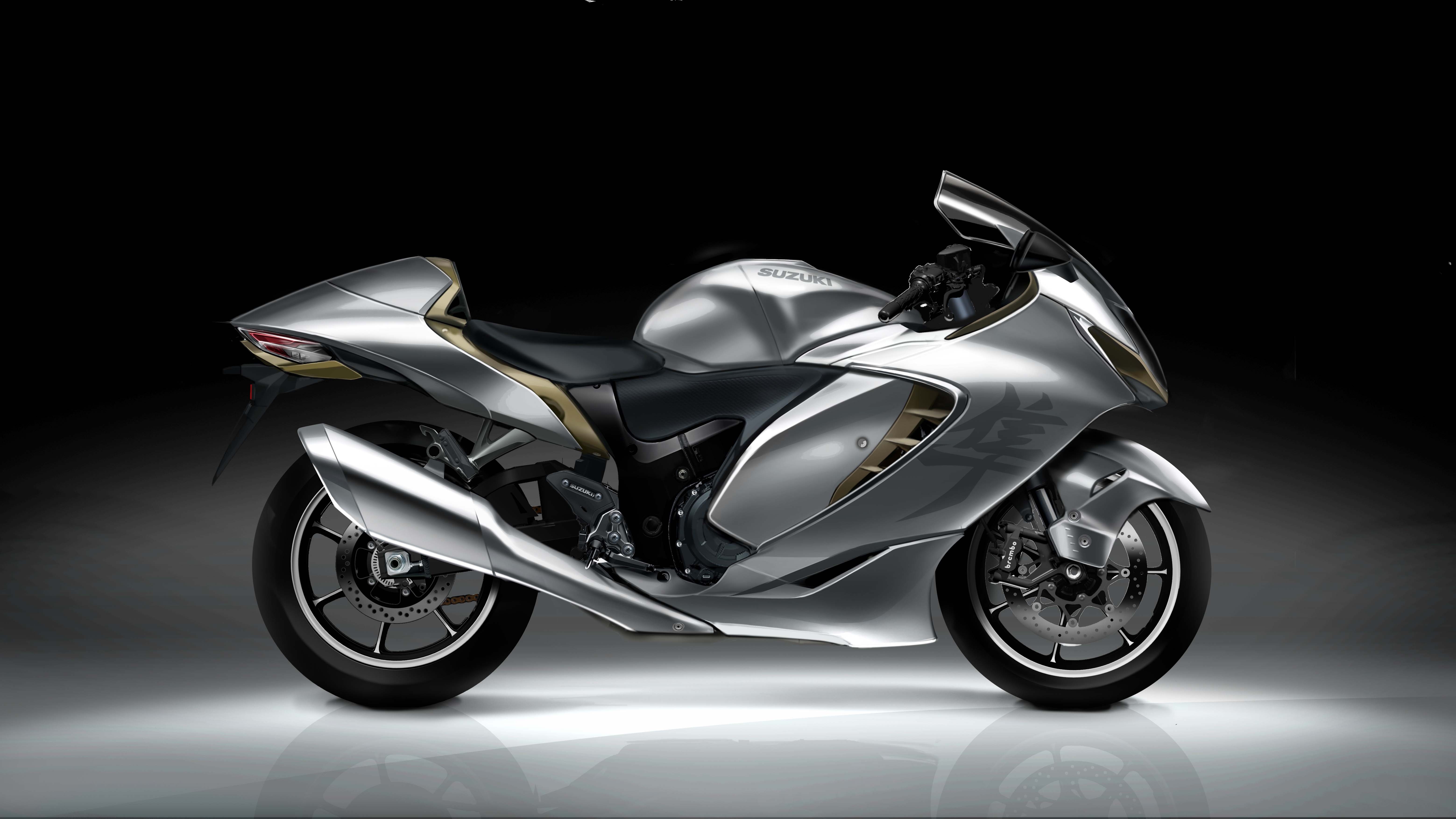 6240x3510 Suzuki Hayabusa Wallpaper 4K, Dark background, 5K, Bikes, Desktop