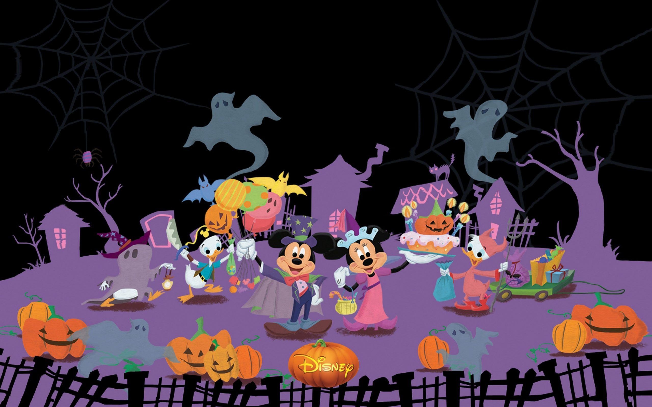 2560x1600 Mickey and Friends Disney Halloween, Desktop