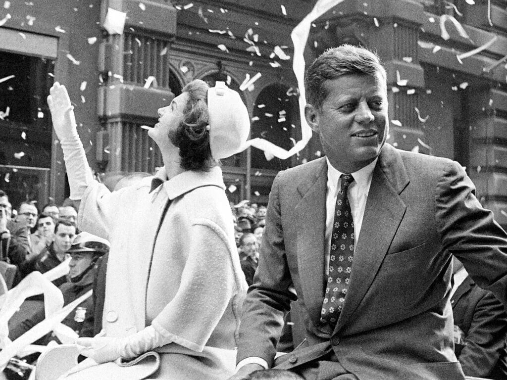 1030x770 John F Kennedy and her wife grayscale photo, John F. Kennedy HD, Desktop