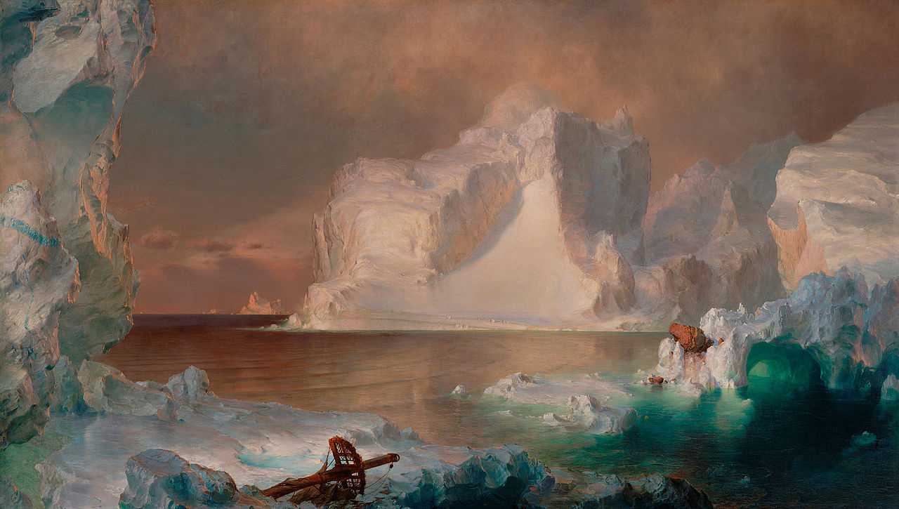 1280x730 The Icebergs (Frederic Edwin Church), Desktop