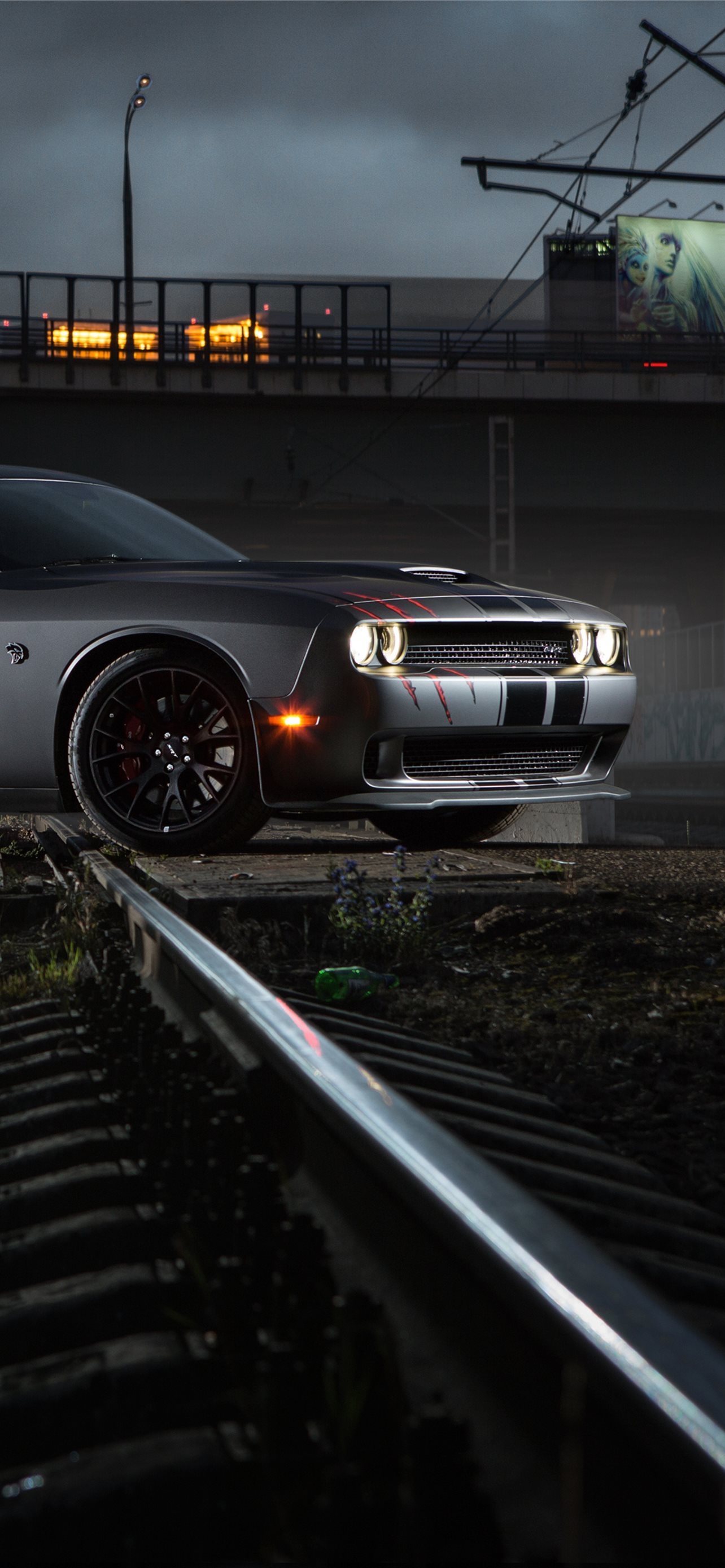 1290x2780 dodge challenger iPhone Wallpaper Free Download, Phone