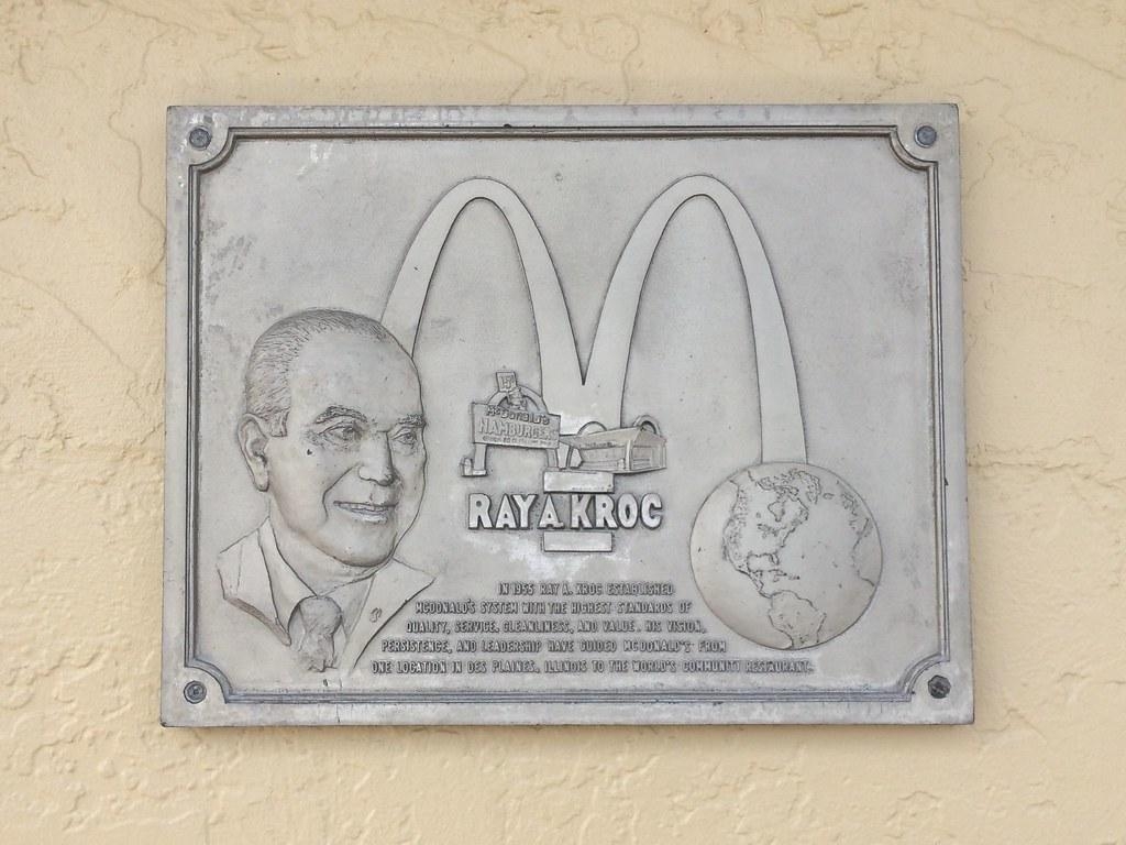 1030x770 Ray Kroc McDonalds Plaque, Desktop