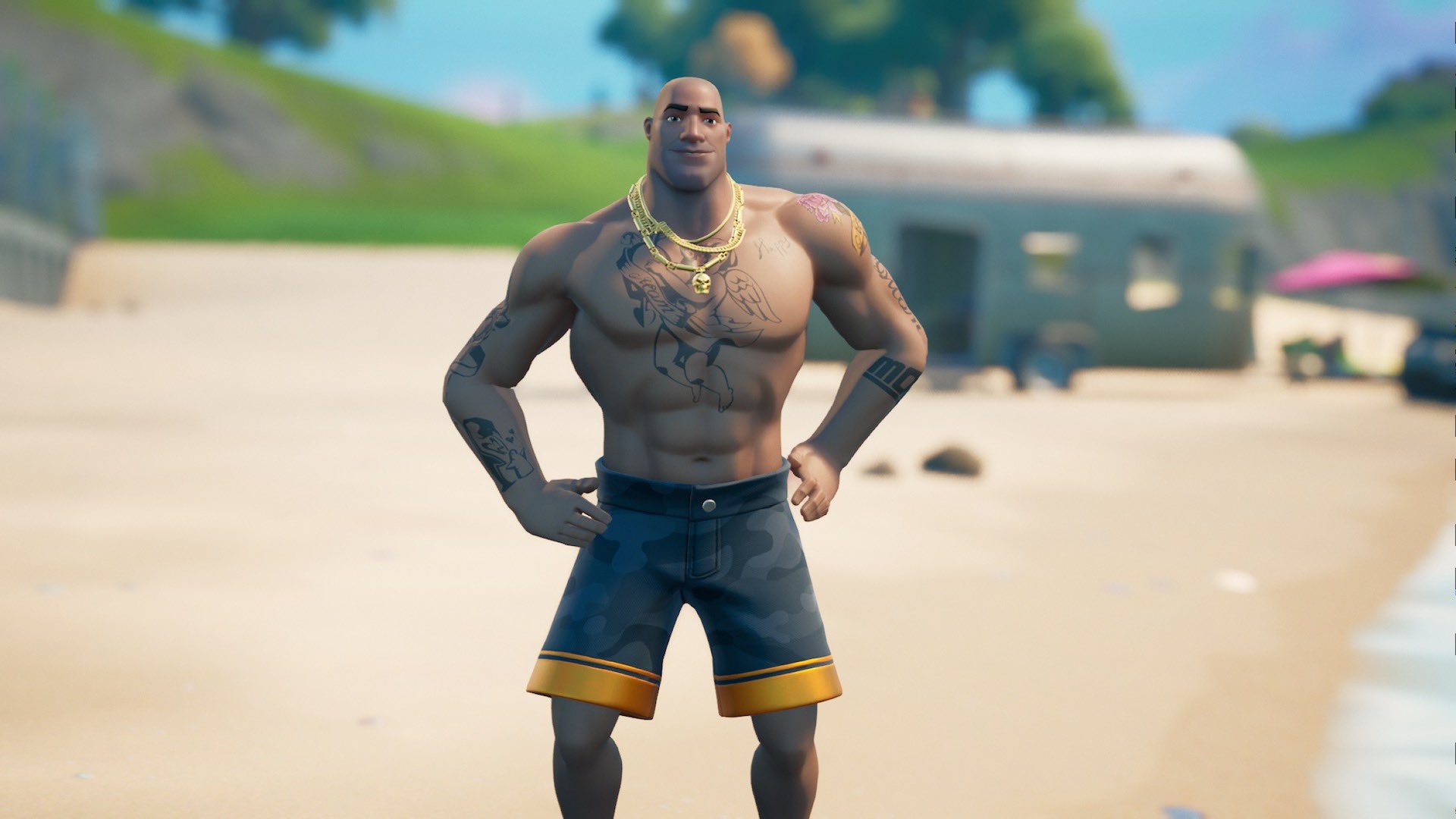 1920x1080 Beach Brutus Fortnite wallpaper, Desktop