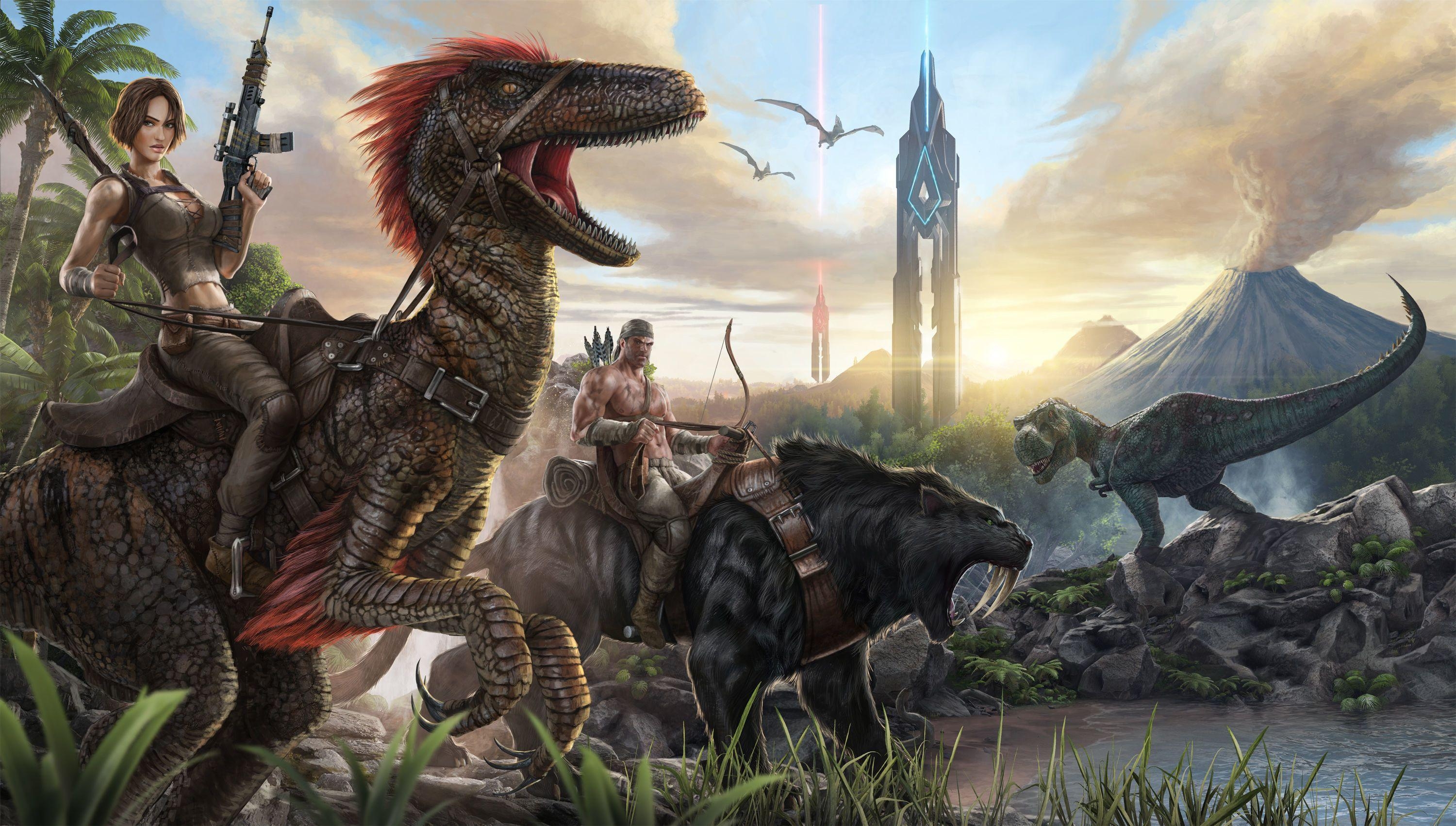 3000x1710 ARK: Survival Evolved HD Wallpaper, Desktop