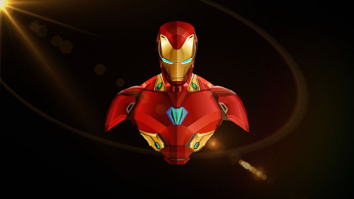 1370x770 Download  wallpaper iron man, avengers: infinity war, Desktop