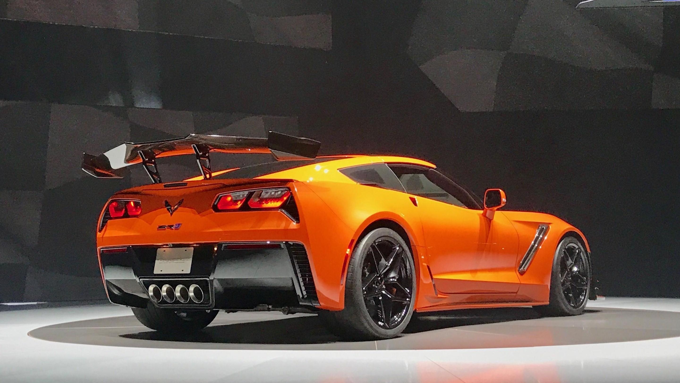 2880x1620 Chevy Corvette ZR1 Orange Car, Desktop