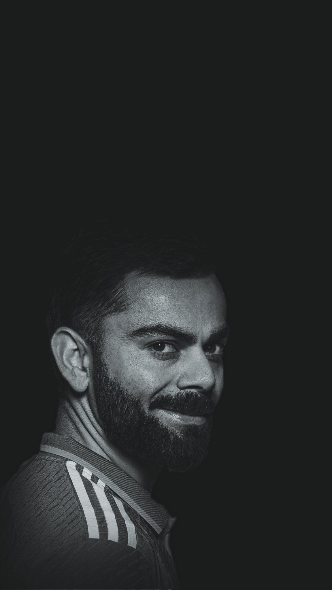 1160x2050 Virat Kohli Black and White HD, Phone