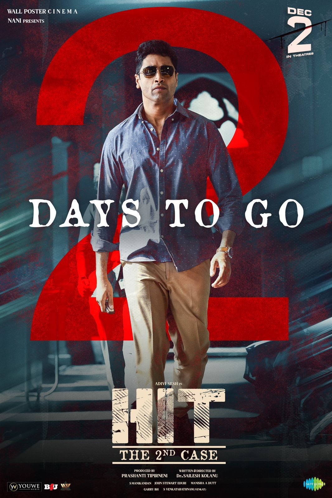 1070x1600 Adivi Sesh days to go for #HIT2, Phone