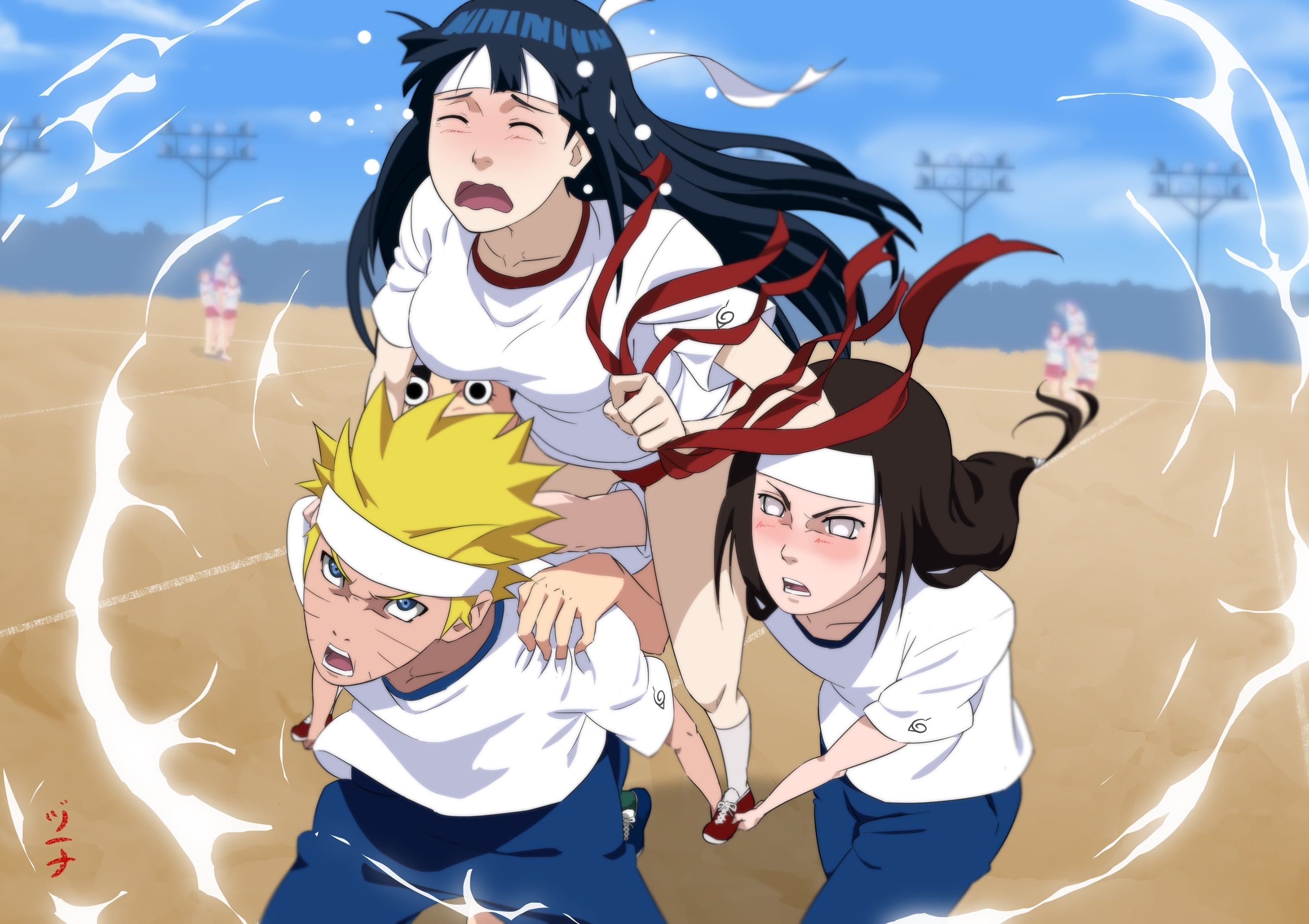 3200x2260 Neji Hyūga, Hinata Hyūga, Naruto, Naruto Uzumaki, Anime wallpaper, Desktop