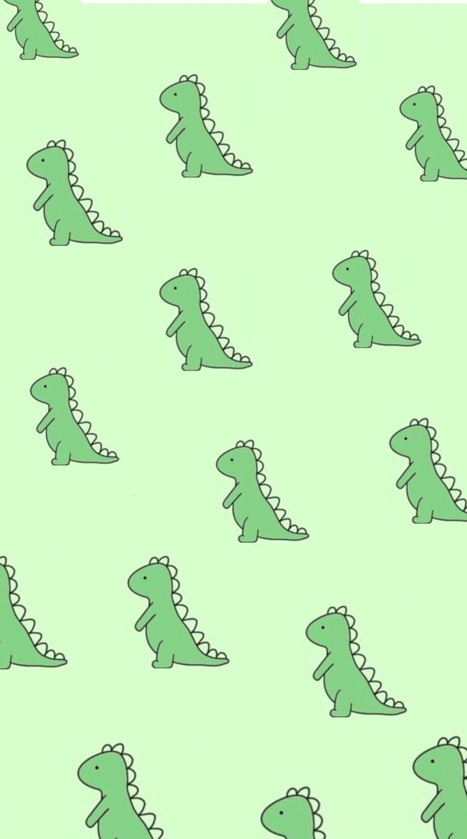 670x1200 Dino green wallpaper, Phone