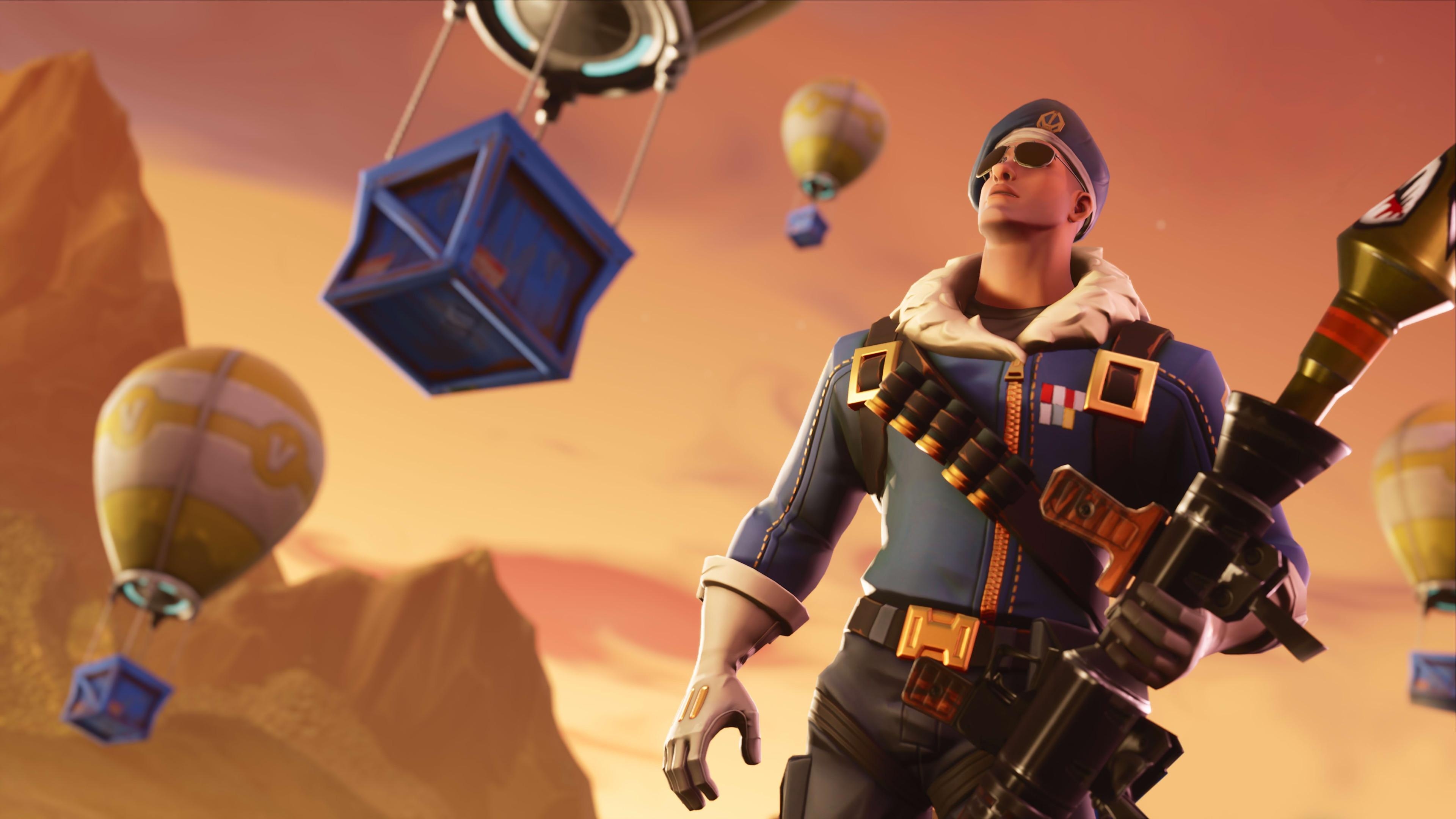 3840x2160 Royale Bomber 4K 8K HD Fortnite Battle Royale Wallpaper, Desktop