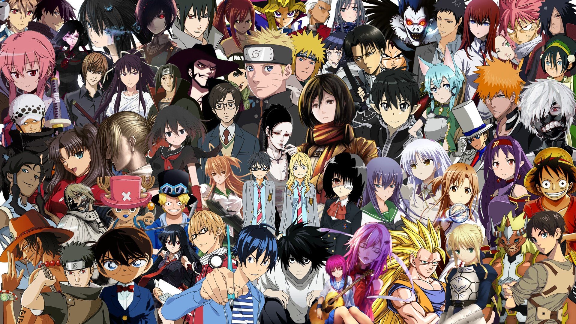 1920x1080 Anime Collage HD Wallpaper, Desktop