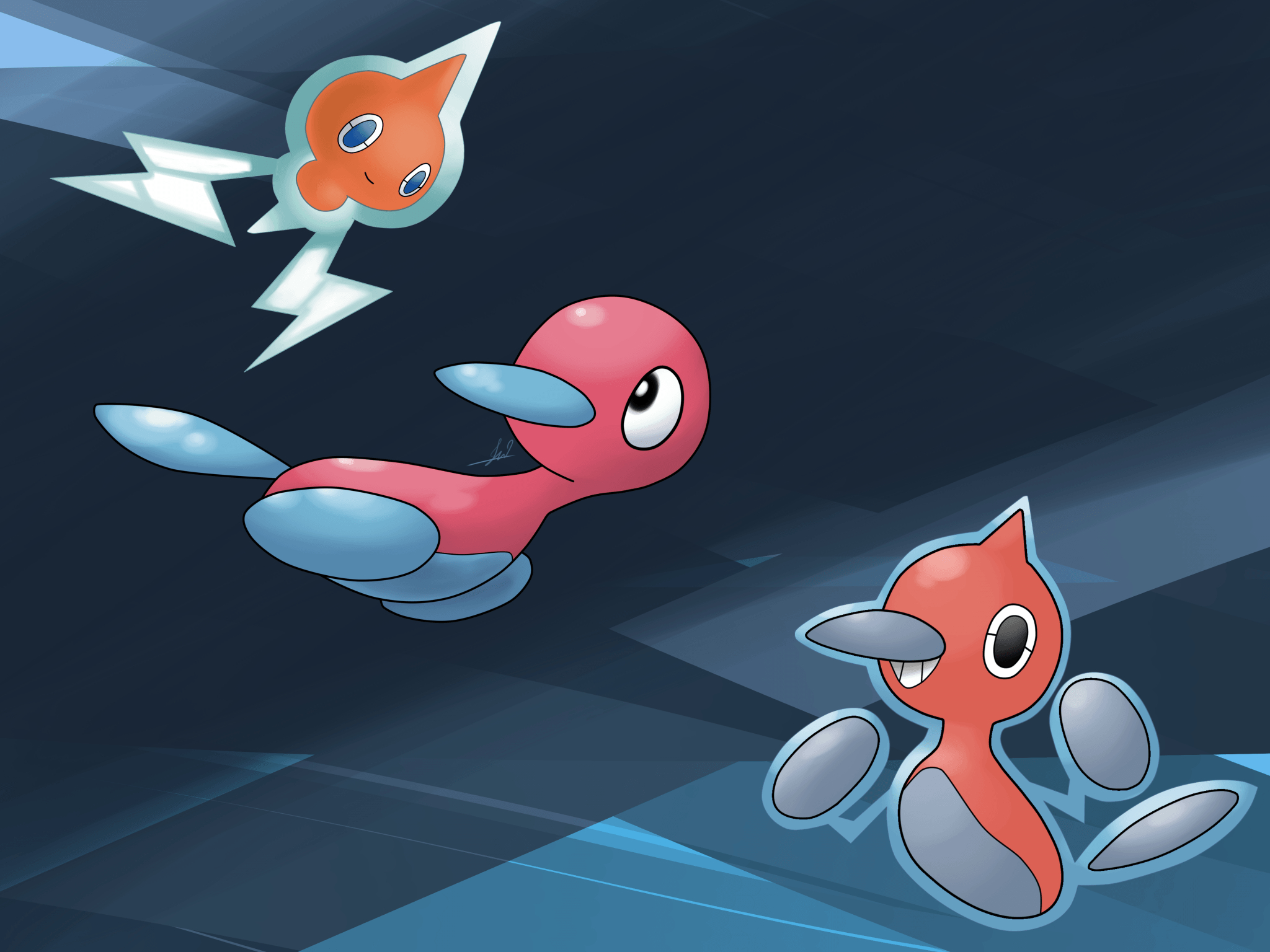 2050x1540 Rotom porygon: PorygonR. Pokécharms, Desktop