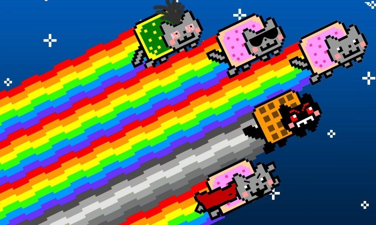 1280x770 Nyan Cat HD Wallpaper, Desktop