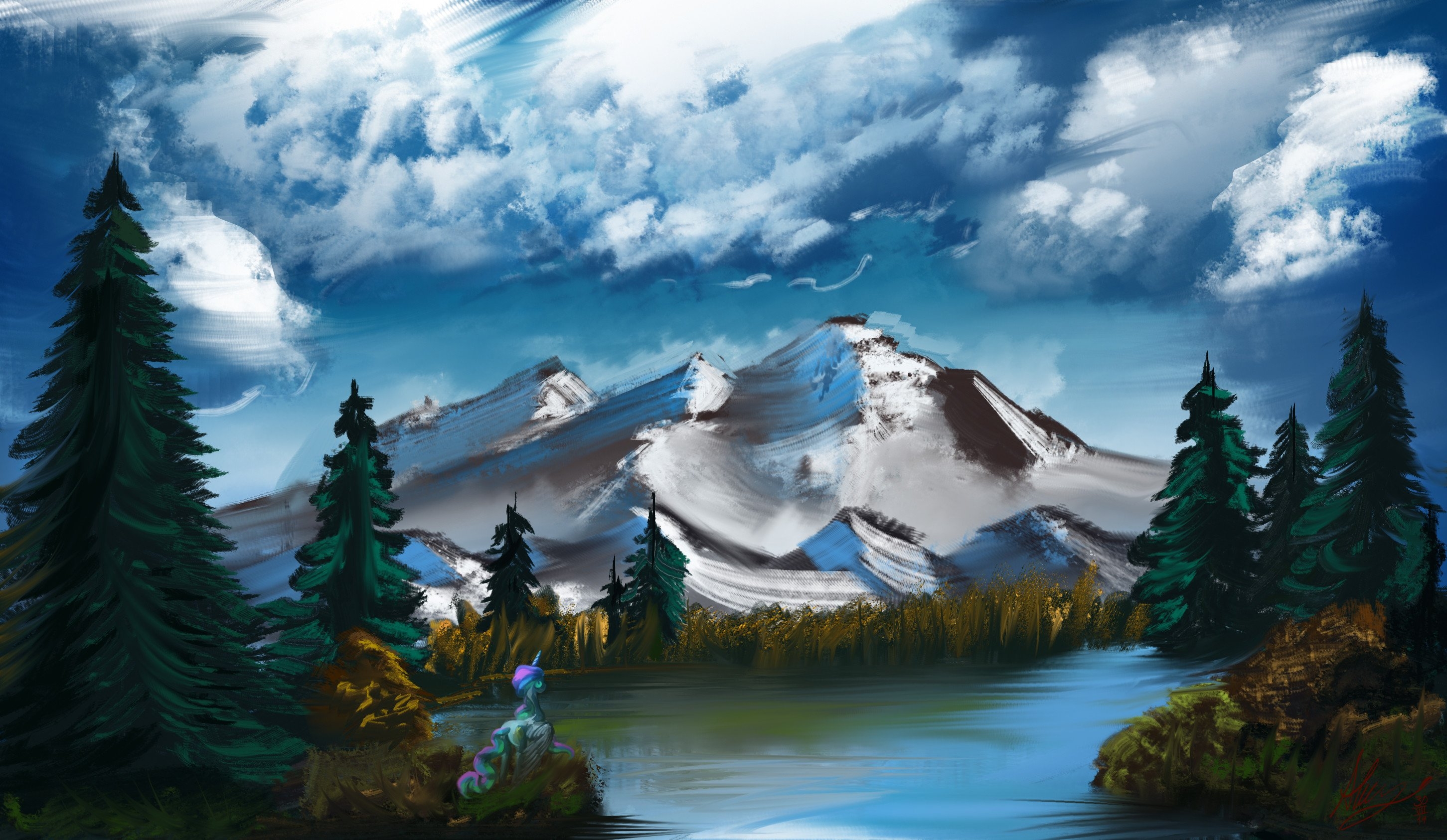 2910x1690 Bob Ross Wallpaper, Desktop