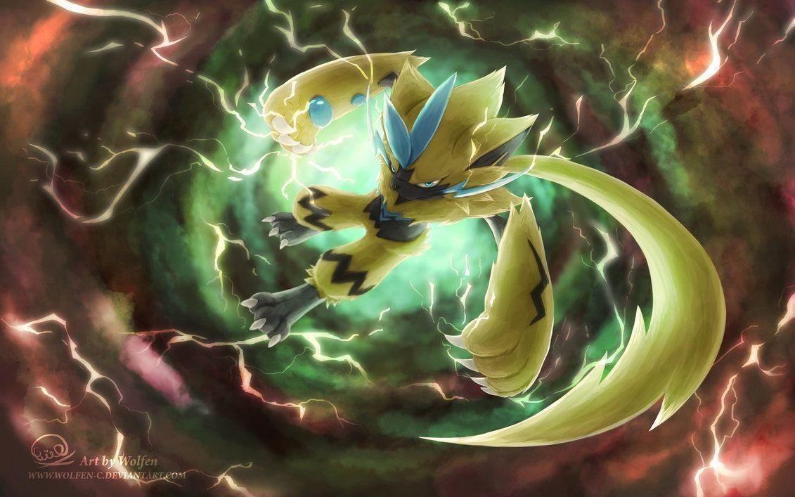 1140x710 fan art de zeraora, pokemon singular de la septima generacion. ultra, Desktop