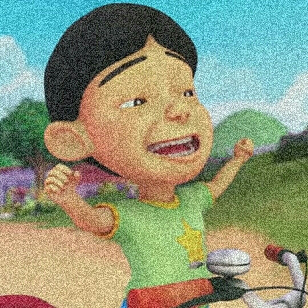 1080x1080 Upin Ipin. Cute cartoon image, Phone