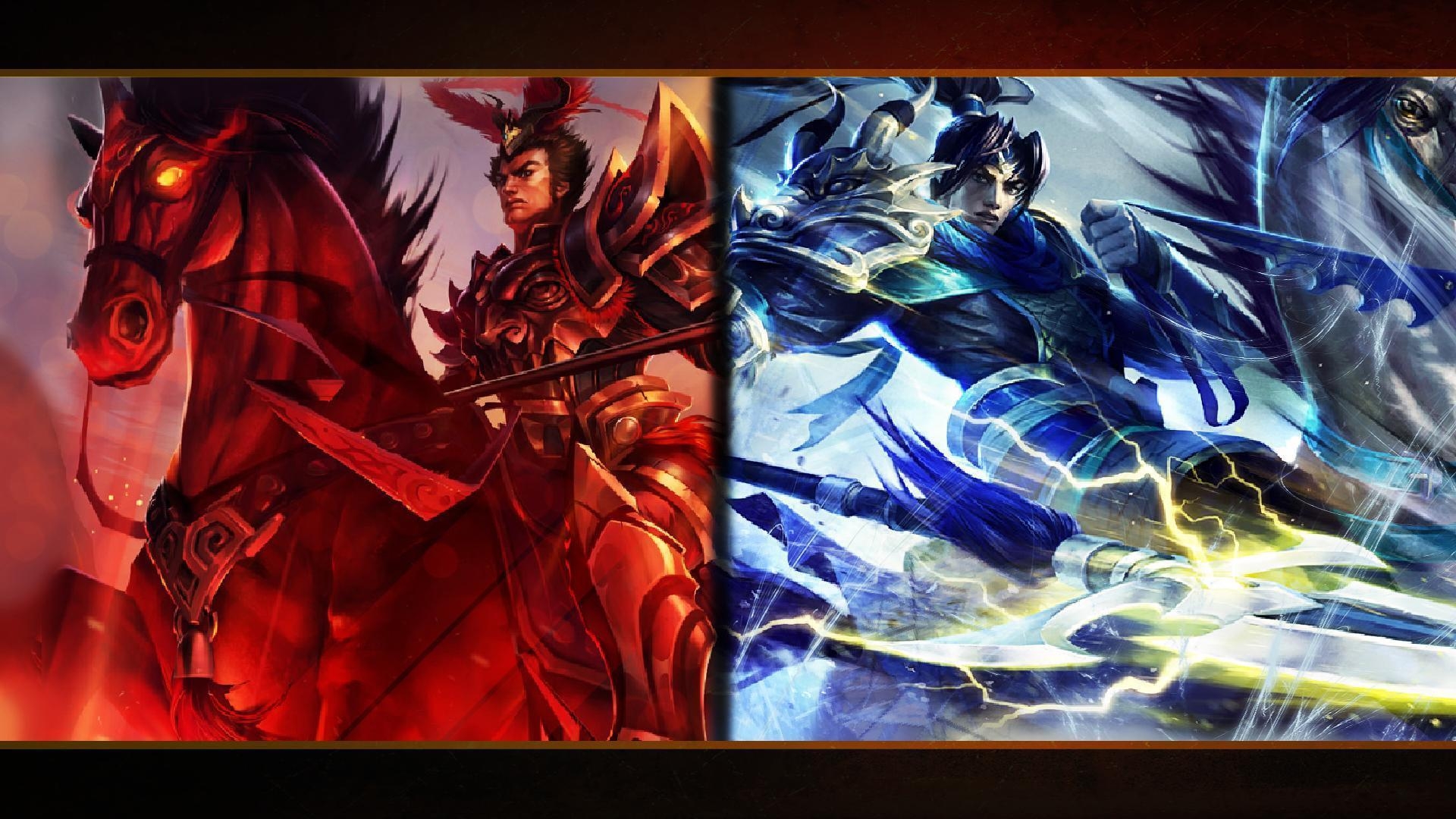 1920x1080 League Of Legends Lu Bu Xin Zhao Jarvan Iv HD Wallpaper, Desktop