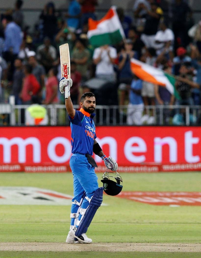 820x1060 Virat Kohli Scores Century Kohli Batting Photo HD, Phone