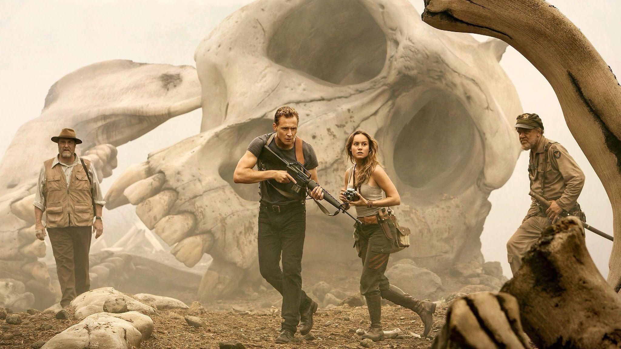 2050x1160 Wallpaper Tom Hiddleston, Brie Larson, Kong: Skull Island, HD, Desktop