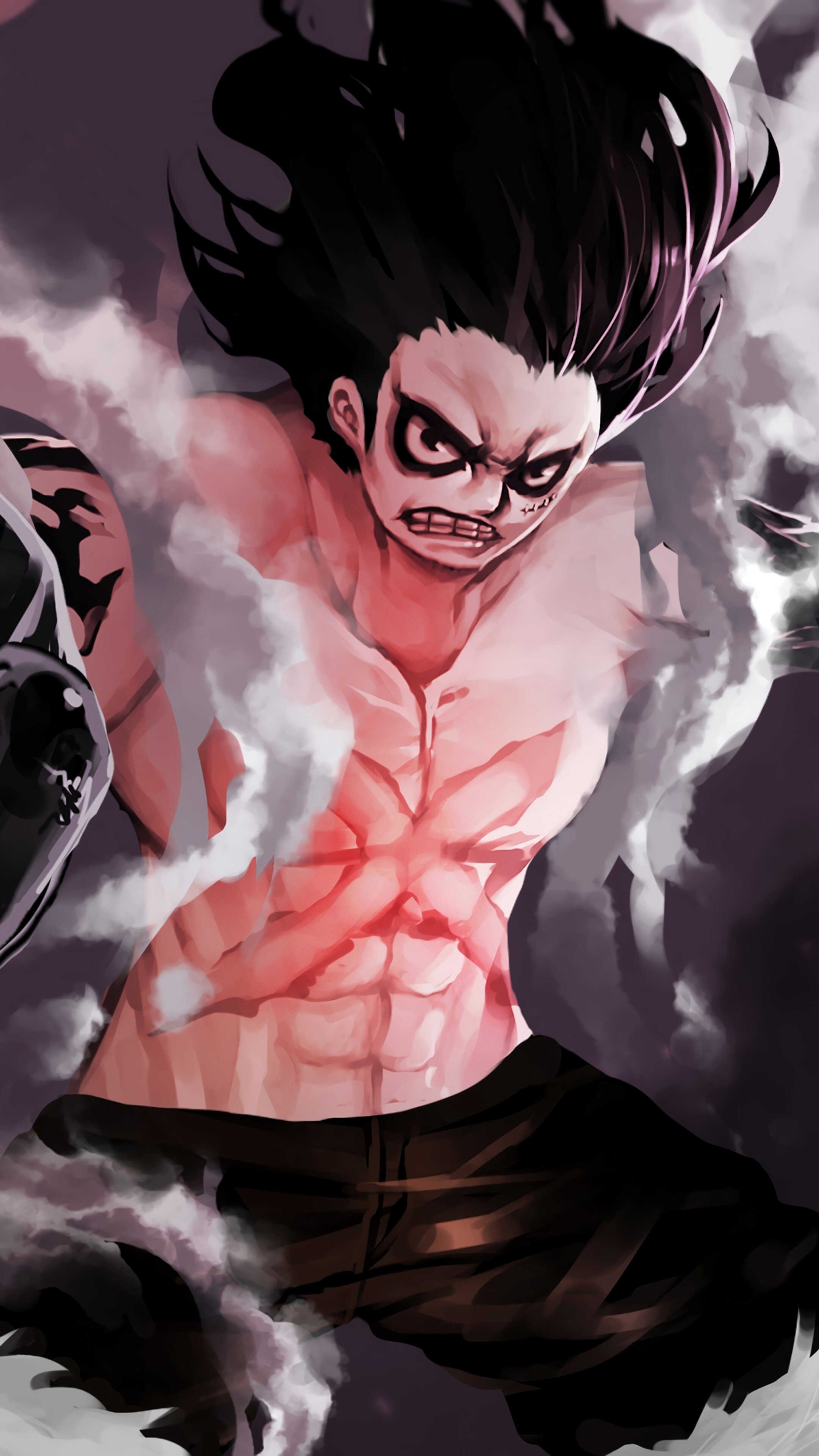 2160x3840 Luffy, Snakeman, Gear Fourth, Art, One Piece, 4K phone HD Wallpaper, Image, Background, Photo and Picture HD Wallpaper, Phone