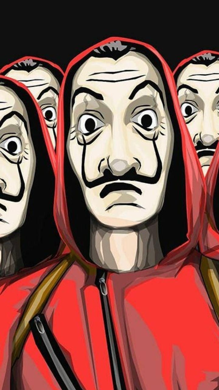 720x1280 Money Heist: Part 4 Review Freak. iPhone wallpaper, Phone wallpaper, Artwork, Phone